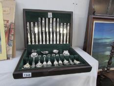 A canteen of King's pattern cutlery