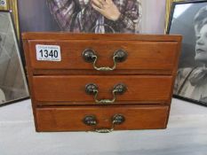 A 3 drawer specimen chest