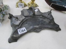 A Pewter inkstand,