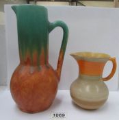 A Shelley jug and one other