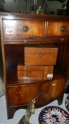 A mahogany cabinet