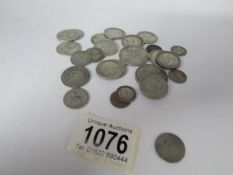 Approximatley 115 grams / 4 oz of pre 1920 silver coins