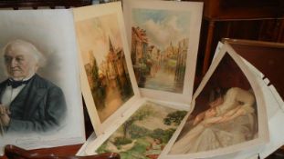 A collection of Victorian prints