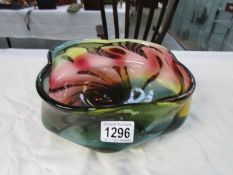 A Murano glass bowl and one other