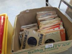 A quantity of 45 rpm records circa 1960's, Beatles, Stones,