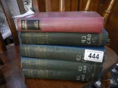 Volumes 1 -4 of Thomas Carlisle Oliver Cromwell letters and speeches 1897 together with Oliver
