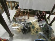 A mixed lot of chess pieces