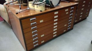 A set of architects drawers (8 drawers)