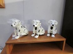 3 battery operated Dalmation dogs