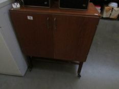 A teak cabinet