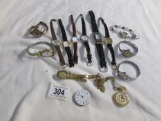A quantity of wrist watches