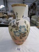 A floral decorated vase