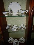 A 21 piece Royal Vale tea set