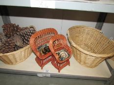 2 baskets,