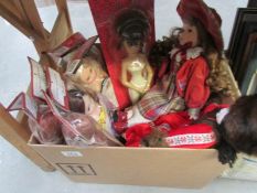 A box of dolls