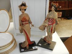 A pair of Japanese geisha's,