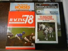 4 books on horse racing etc