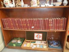 A set of 36 volumes of Charles Dickens Heron books