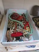 A mixed lot of costume jewellery