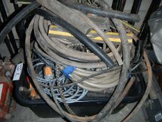 A quantity of cable etc