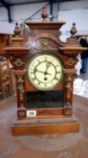 An Edwardian mantle clock