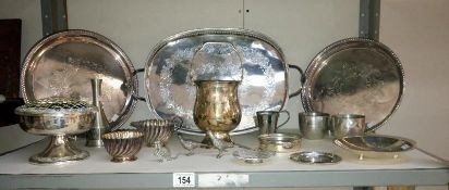 A quantity of silver plate