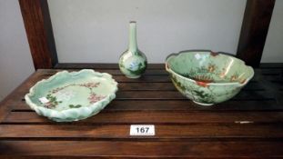 3 oriental pottery items