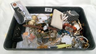 A collection of miscellaneous jewellery & watches