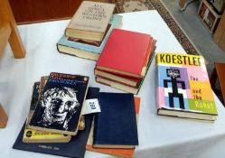 A quantity of books including Koestler, The Lotus & the robot etc.