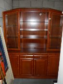 A good mahogany display cabinet