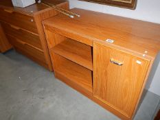 A 3 drawer chest and one other matching item