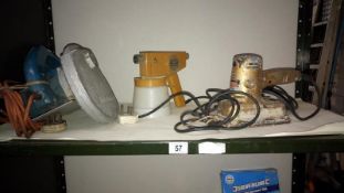 A Black & Decker circular saw & sander etc.