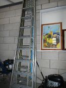 3 good aluminium ladders