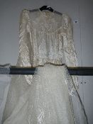 An old wedding dress