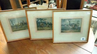 3 framed & glazed 'Alken' hunting prints