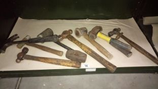 A quantity of tools etc
