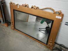 A large 20th Century mirror