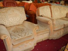 A 3 seater settee,