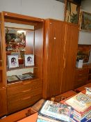 An old wardrobe and matching dressing table
