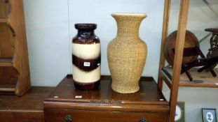 A large German vase & 1 other