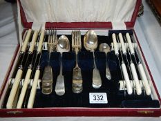 A canteen of cutlery in box Harrison Fisher