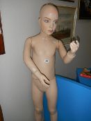 An old childs mannequin