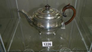A silver teapot HM London 1823/4 approx total weight 587g