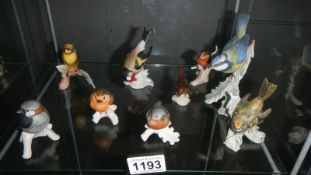 9 Goebel bird figurines