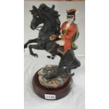 A Royal Doulton limited edition Dick Turpin figure with certificate