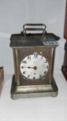 A French musical alarm carriage clock (springs OK)