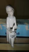 A Lladro figure of Girl with Candle in original box