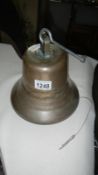A bronze fire engine bell