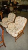 A pair of Ercol armchairs