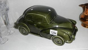 A large Dartmouth Pottery model of a Morris Minor Car